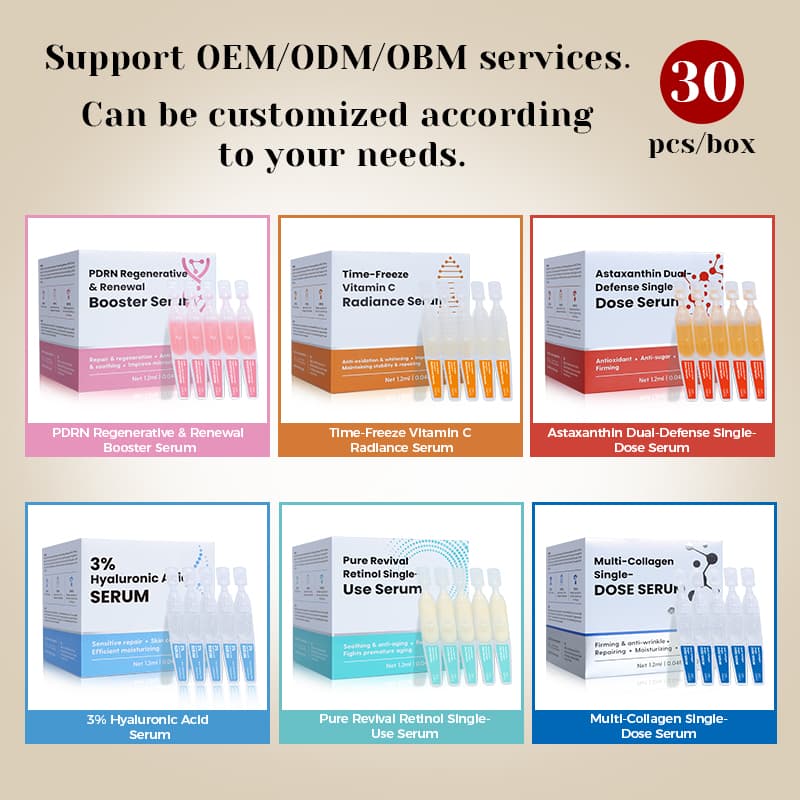 Single Dose Pdrn Polypeptide Salmon Dna Serum Curcuma Longa Turmeric Root Soothing Repair Serum for Face - image 1