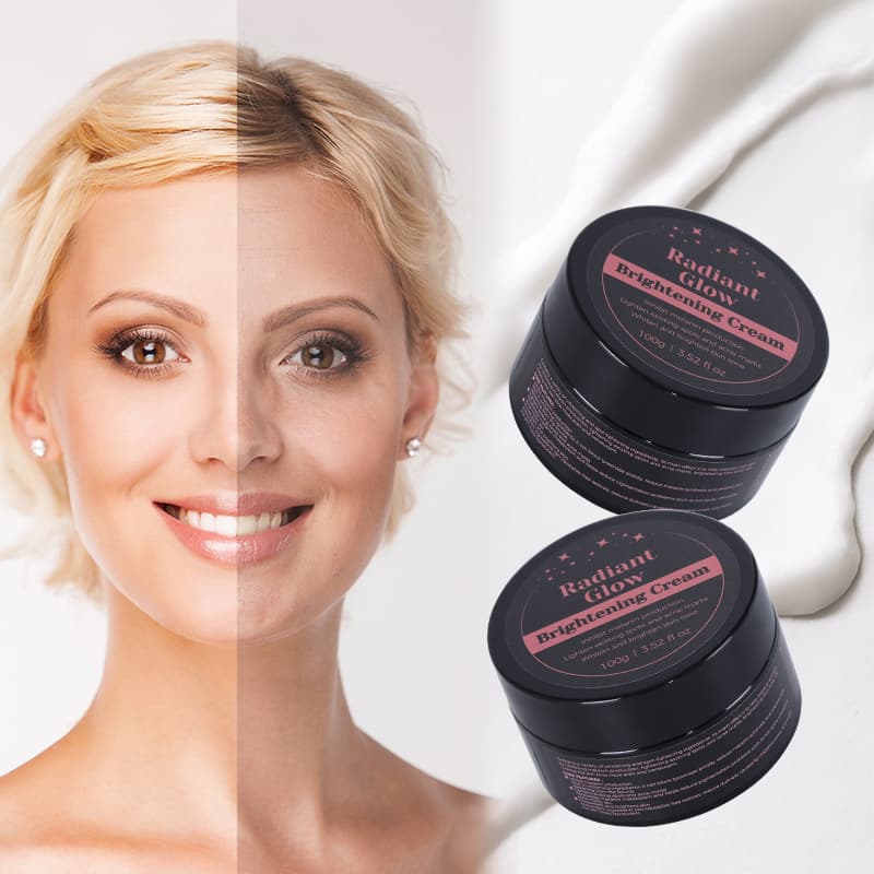 Skin Whitening Cream with Vitamin C and Collagen for Face and Body Brightening Moisturizing Lightening Treatment thumbnail 7