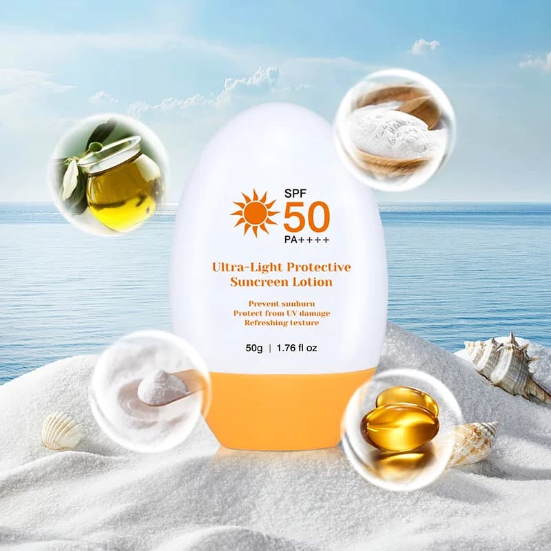 Солнцезащитный крем широкого спектра SPF 50+ - 4