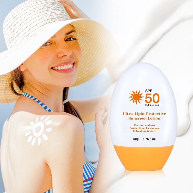 Солнцезащитный крем широкого спектра SPF 50+ - 6
