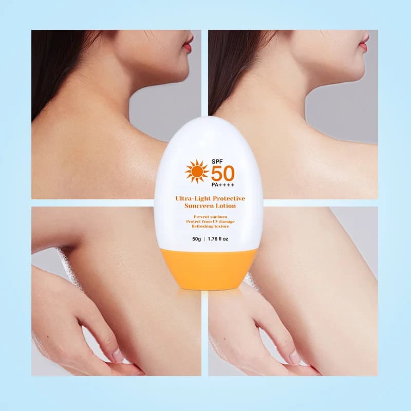 Солнцезащитный крем широкого спектра SPF 50+ - 8