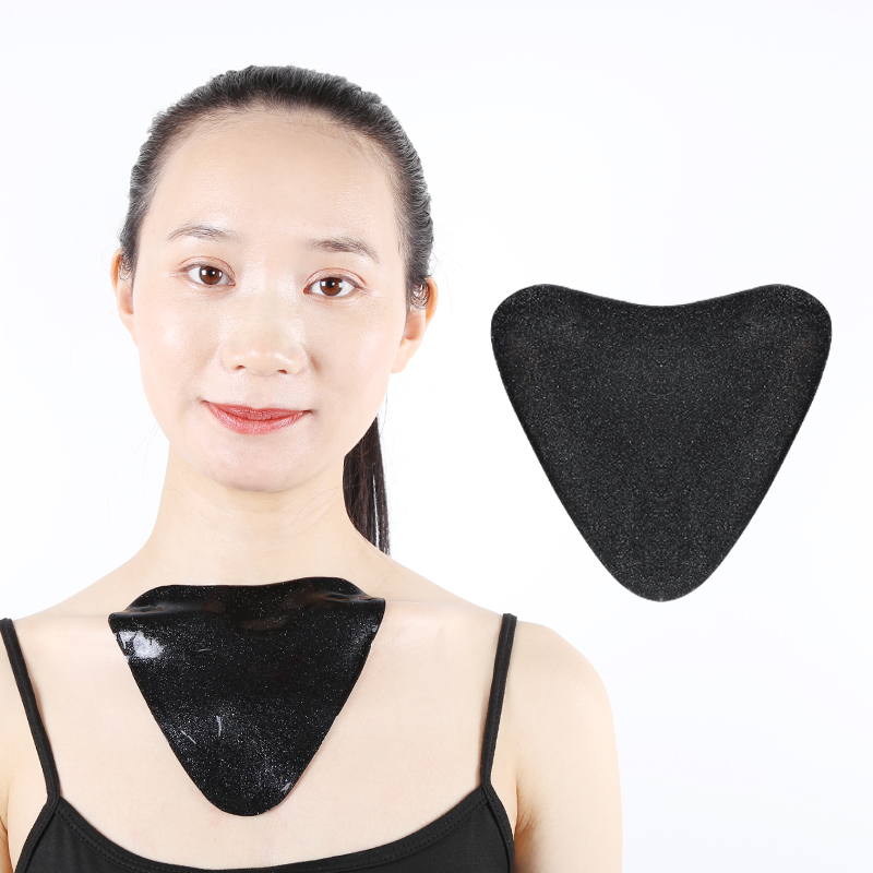 Black Gold Heart Chest Mask - 2
