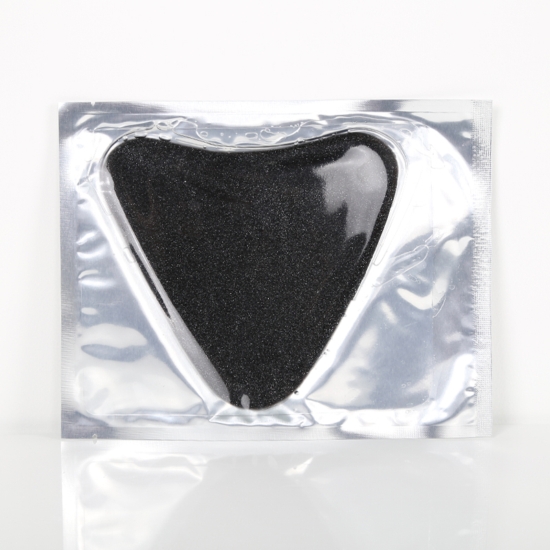 Black Gold Heart Chest Mask - 5