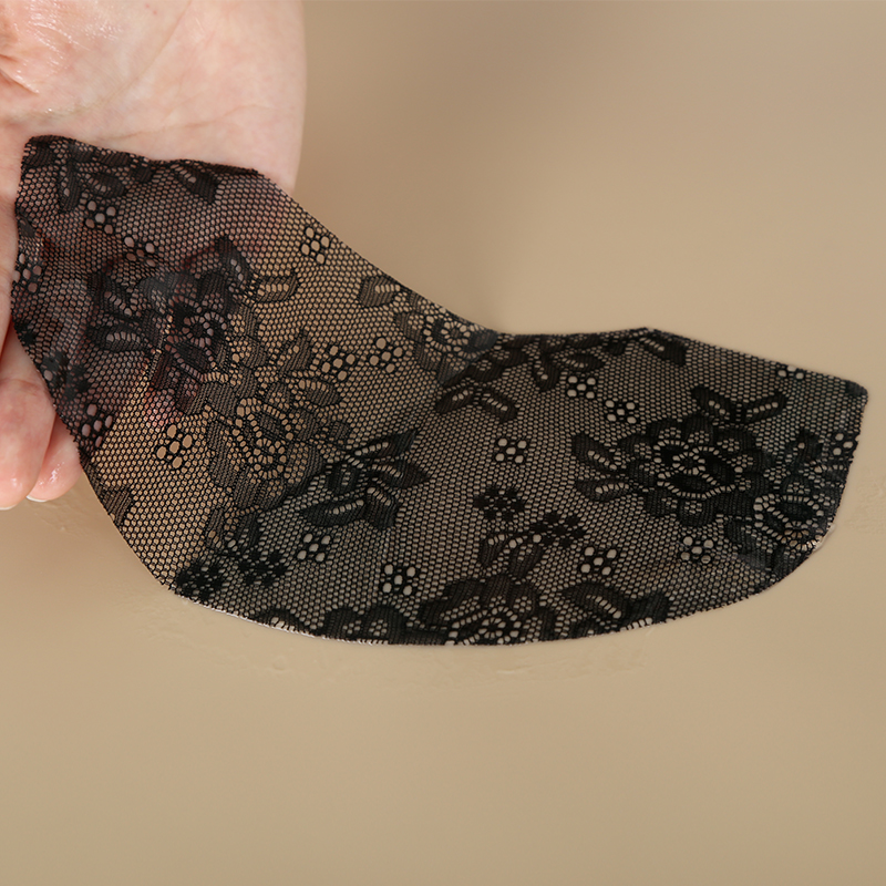 Black Lace Neck Mask - 7