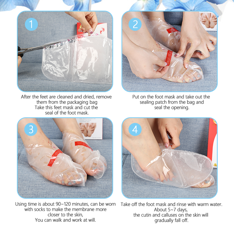 Callus Removal Foot Mask (Red Box) - 7