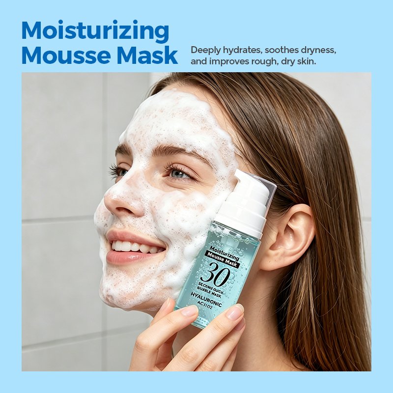 Deep Moisturizing Oxygen Bubble Mask Sheet Sodium Hyaluronate Foam Bubble Toner for Dull Skin Private Label B thumbnail 6