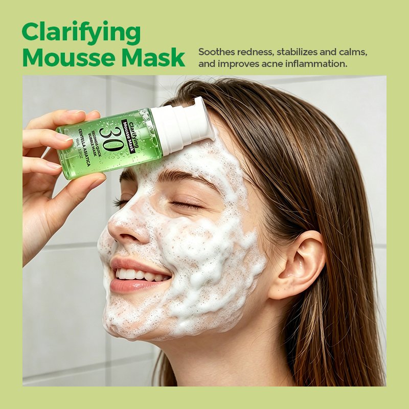 Deep Moisturizing Oxygen Bubble Mask Sheet Sodium Hyaluronate Foam Bubble Toner for Dull Skin Private Label G thumbnail 5