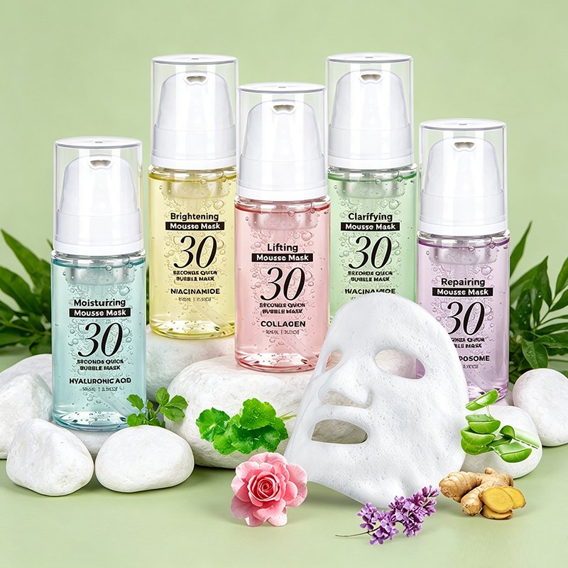 Deep Moisturizing Oxygen Bubble Mask Sheet Sodium Hyaluronate Foam Bubble Toner for Dull Skin thumbnail 6