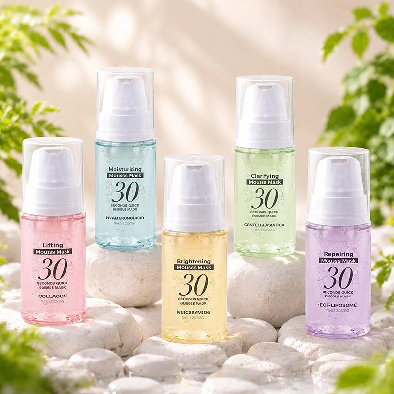 Deep Moisturizing Oxygen Bubble Mask Sheet Sodium Hyaluronate Foam Bubble Toner for Dull Skin thumbnail 7