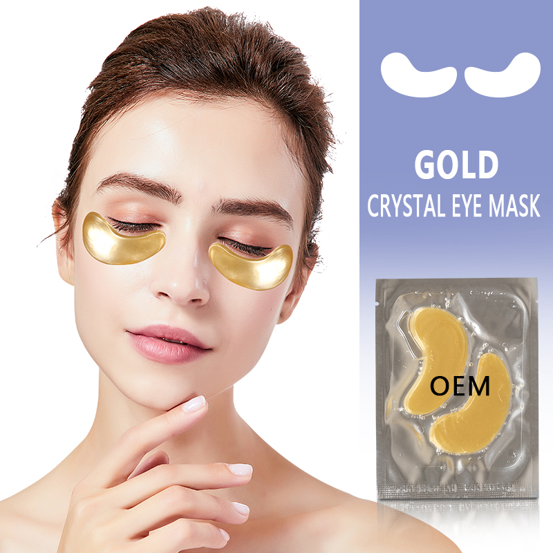 Gold Crystal Eye Patches (Custom) - 9