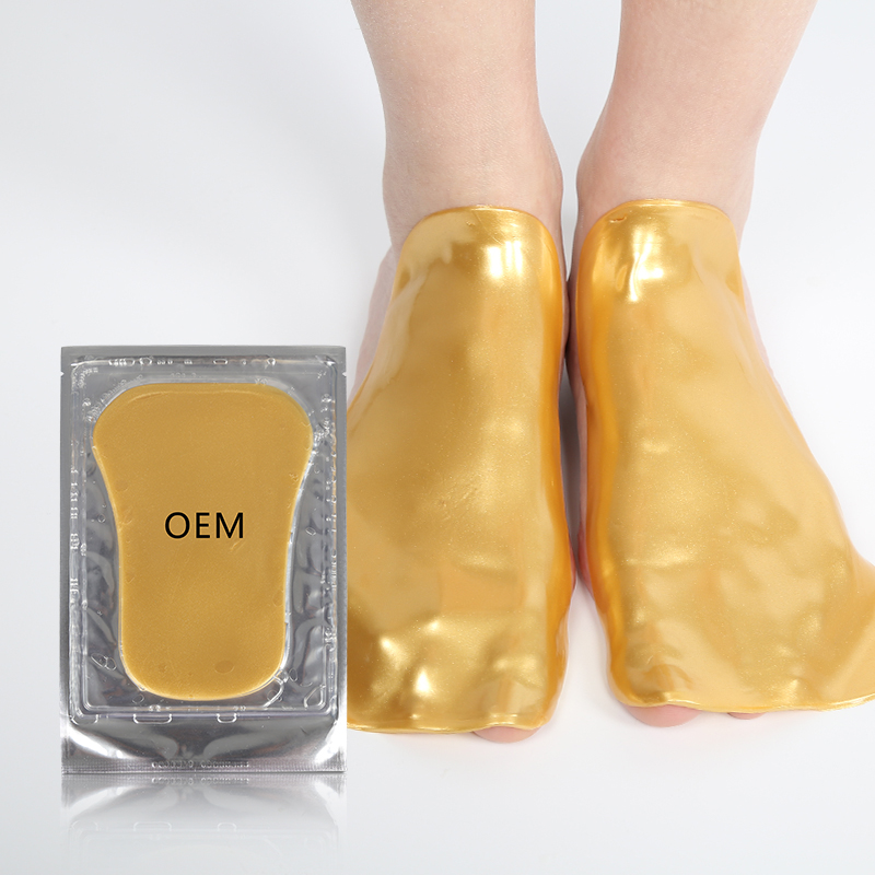 Gold Crystal Foot Mask - 2