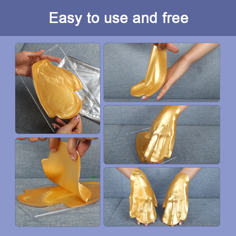 Gold Crystal Hand Mask - 2