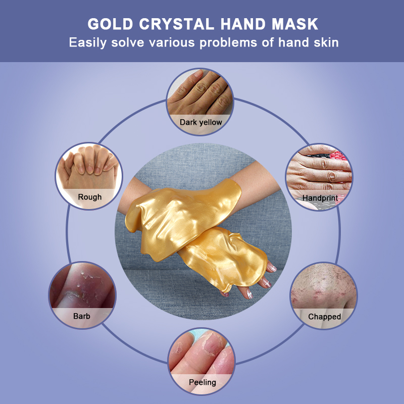 Gold Crystal Hand Mask - 3