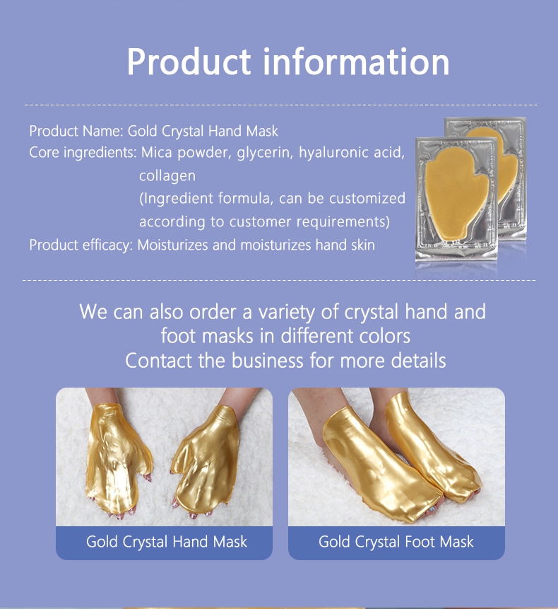 Gold Crystal Hand Mask - 5