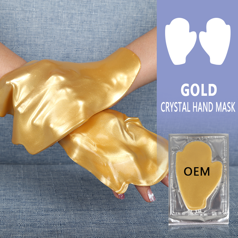 Gold Crystal Hand Mask - 18