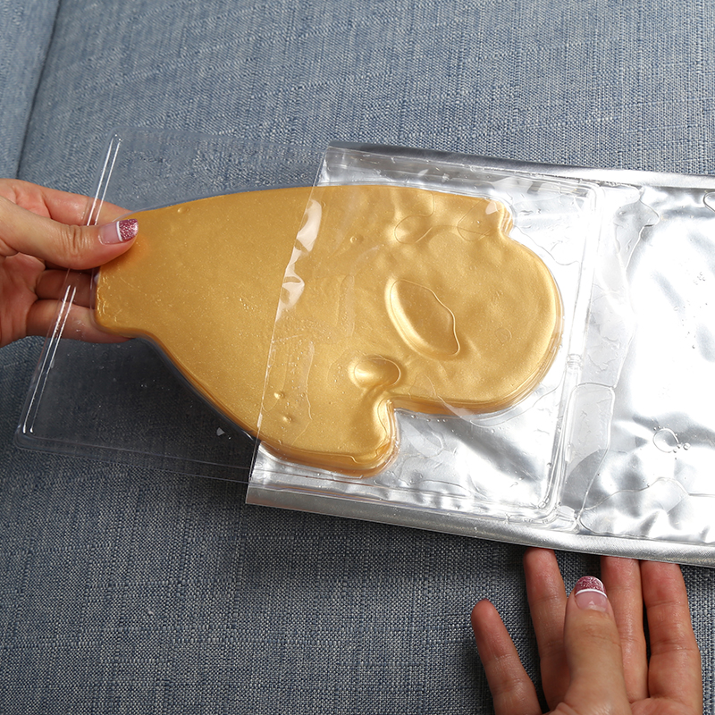 Gold Crystal Hand Mask - 20