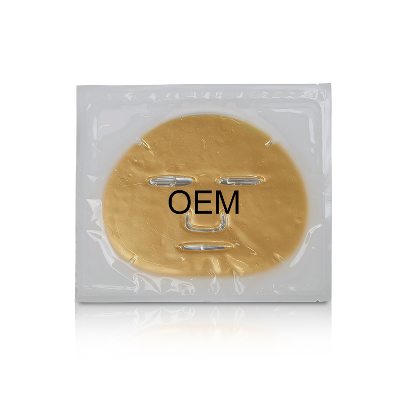 Gold Crystal Split-Face Mask - 2