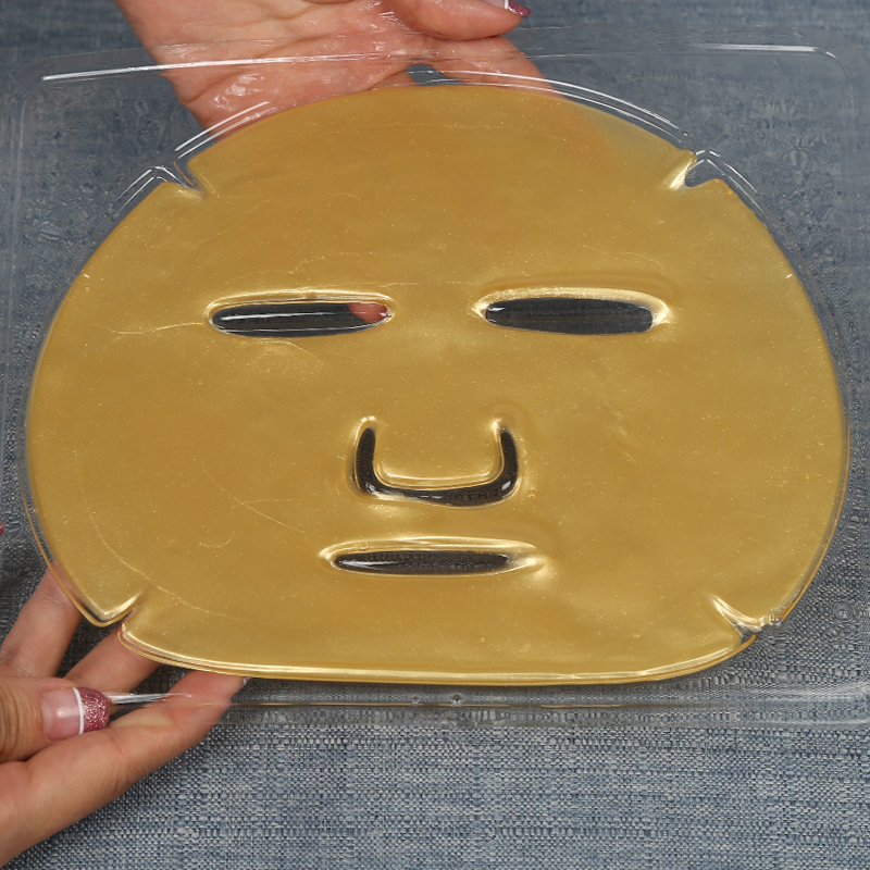 Gold Crystal Split-Face Mask - 3