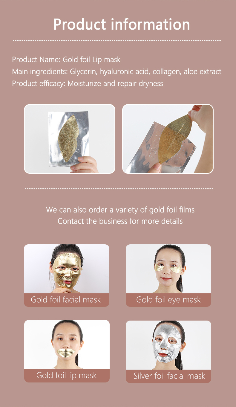 Gold Foil Lip Mask - 2