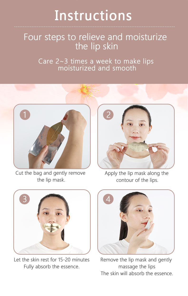 Gold Foil Lip Mask - 6