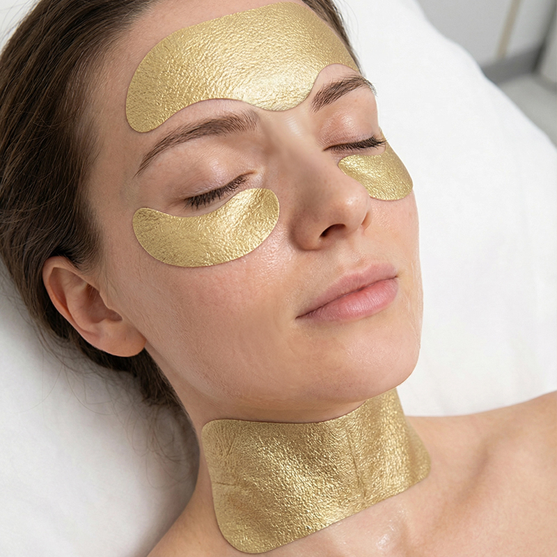 Gold Foil Silicone Patches - 6