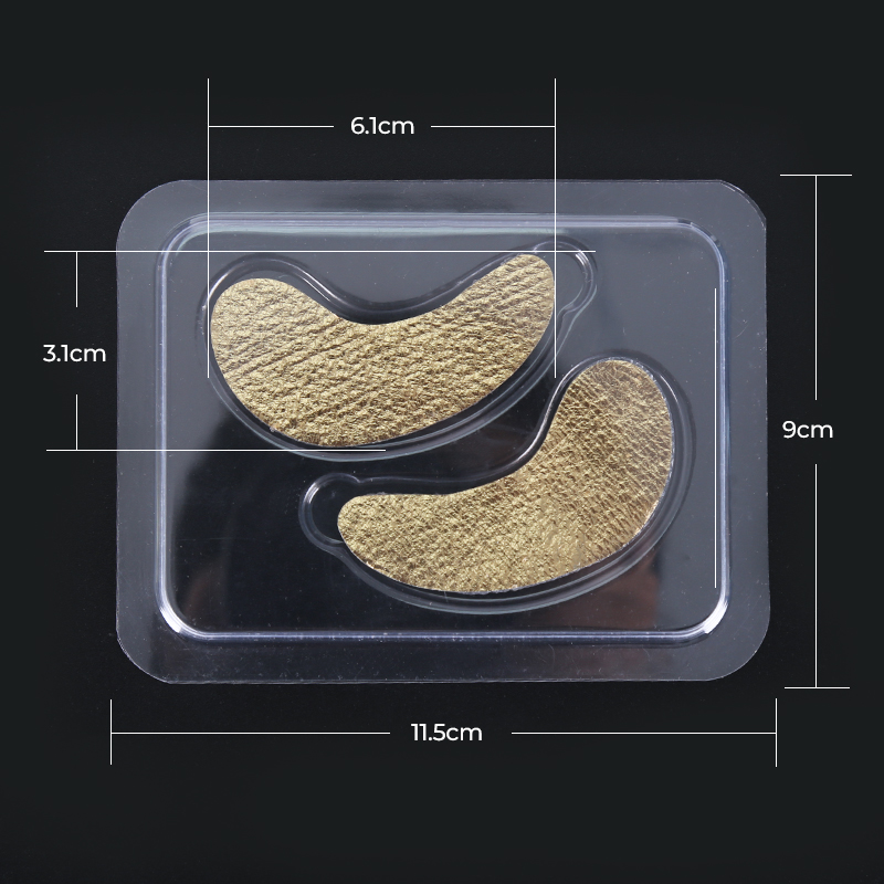 Gold Foil Silicone Patches - 12