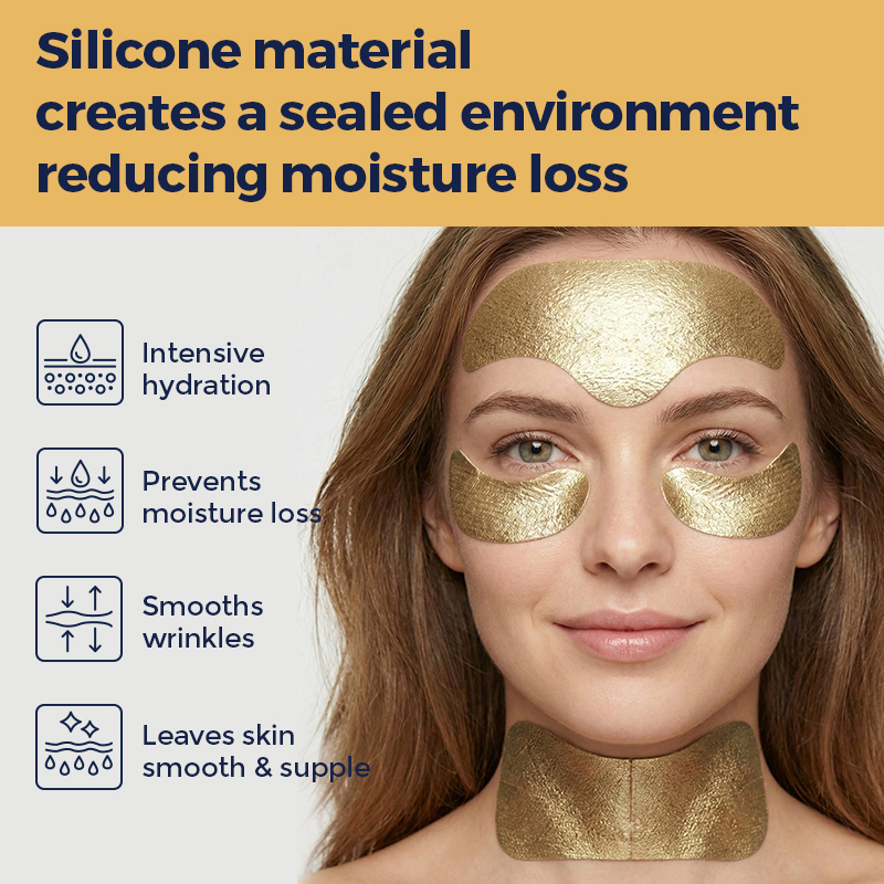 Gold Foil Silicone Patches - 21