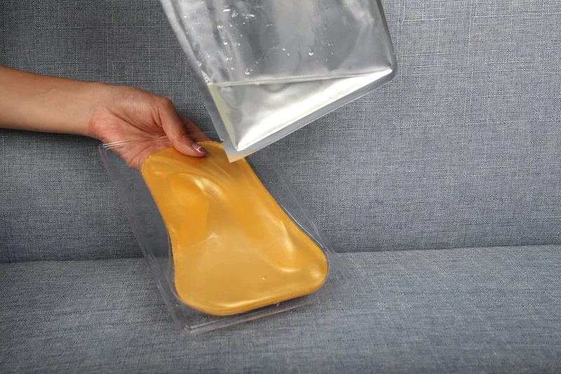 Golden Crystal Foot Mask - 4