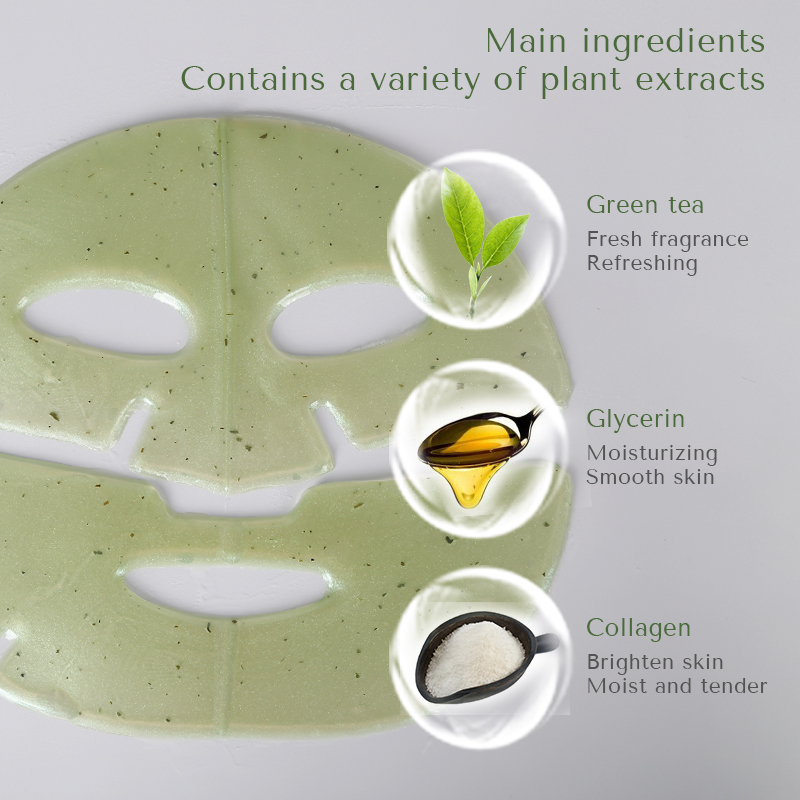 Green Tea Crystal Split-Face Mask - 25