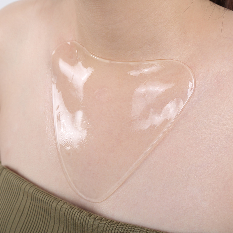 Heart Clear Crystal Chest Mask - 4