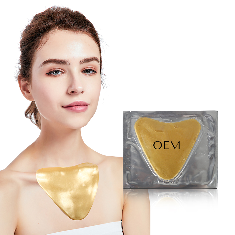 Heart Gold Crystal Chest Mask - 2