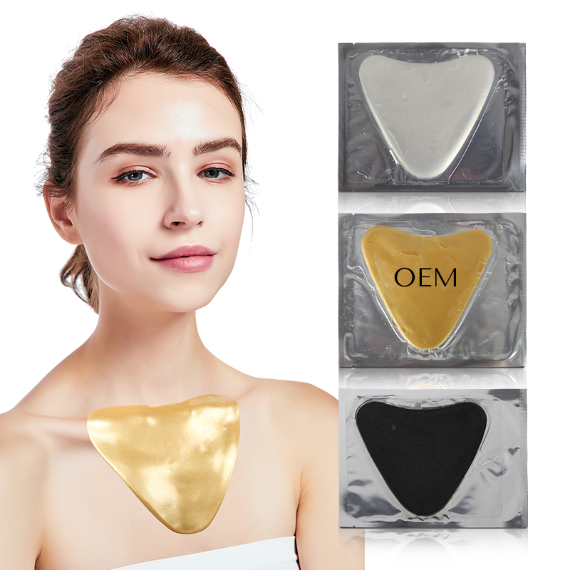 Heart Gold Crystal Chest Mask - 4