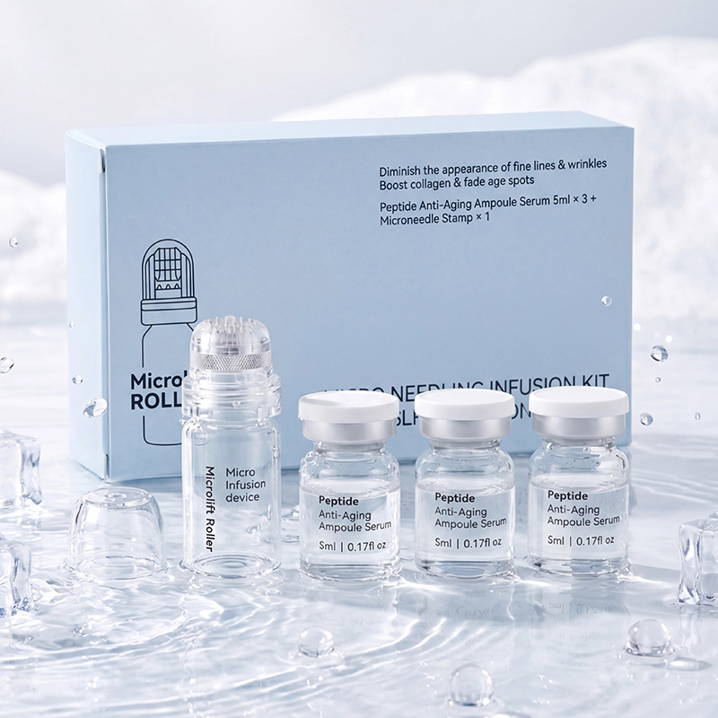 Niacinamide Peptide Anti-Aging Microlitre Serum Hydrolyzed Collagen Microlitre Kit - 4