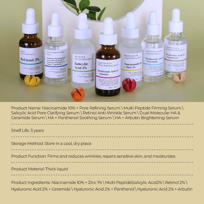 ODM Ordinary Niacinamide Peptide Facial Skin Maintenance Aha Serum Vitamina C Korean Serum thumbnail 36