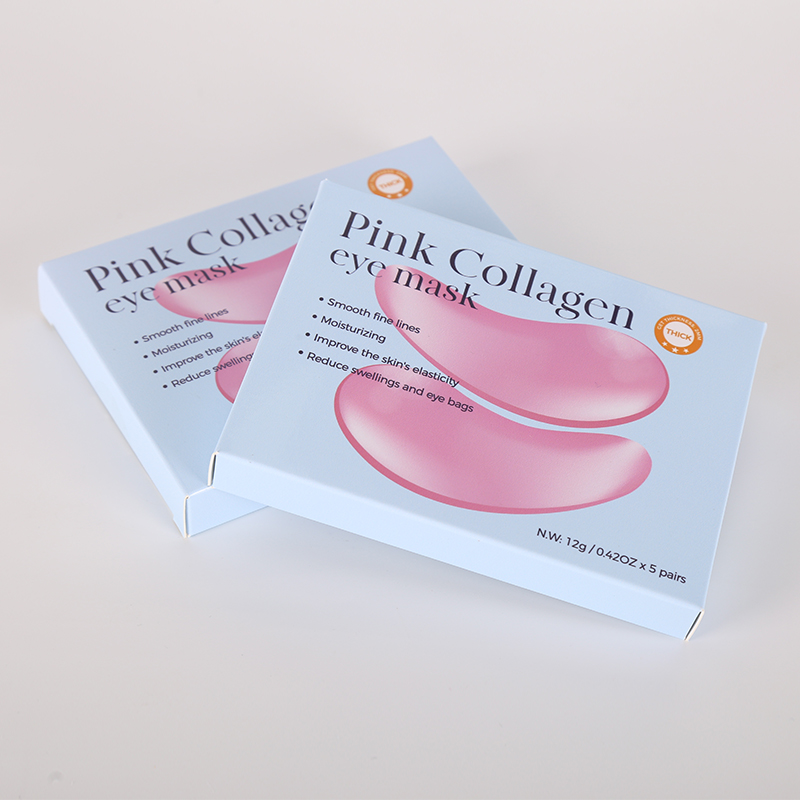 Pink Crescent Crystal Eye Patches - 2