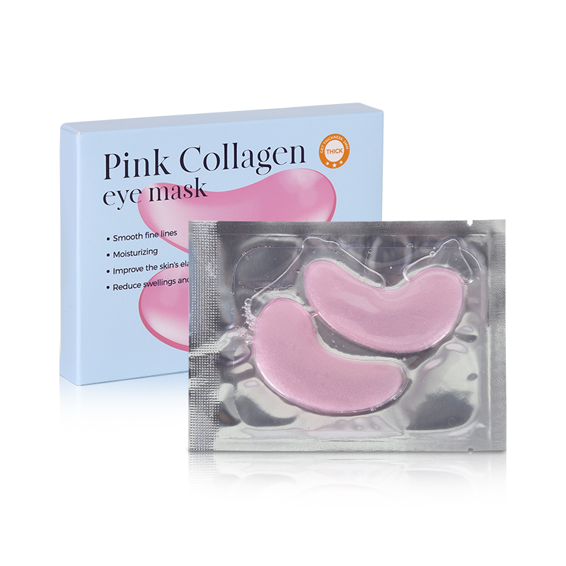 Pink Crescent Crystal Eye Patches - 9