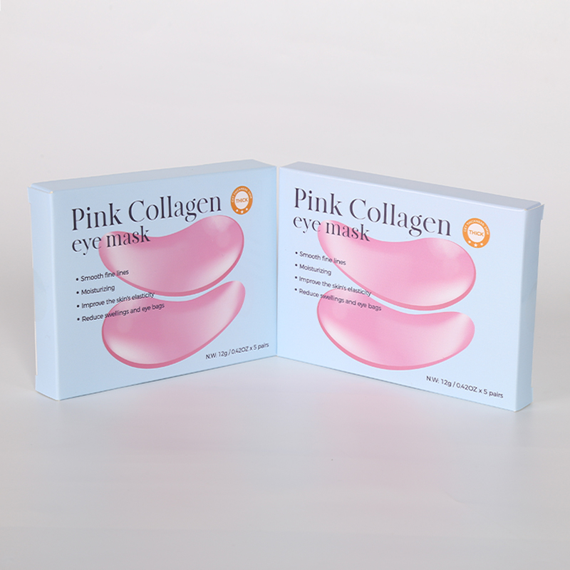 Pink Crescent Crystal Eye Patches - 11