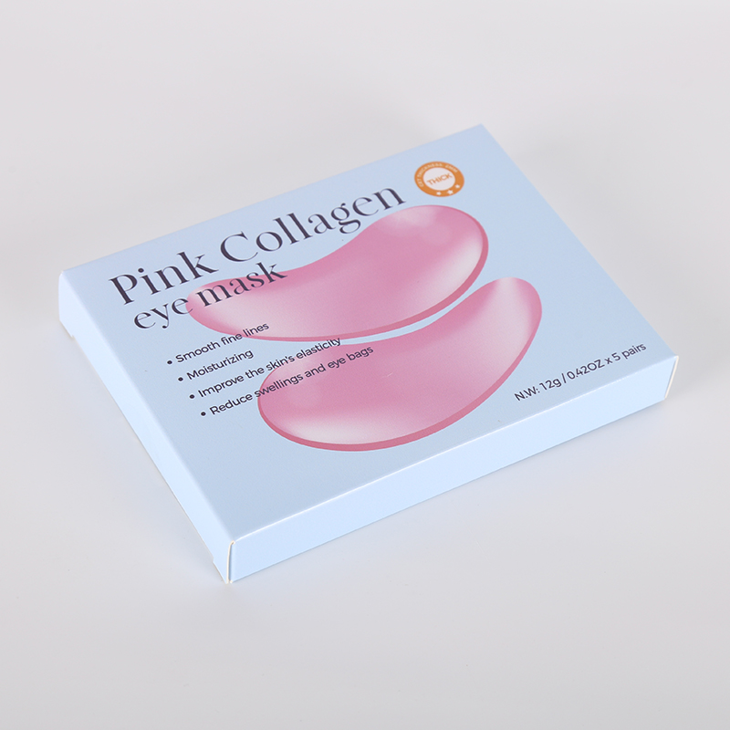 Pink Crescent Crystal Eye Patches