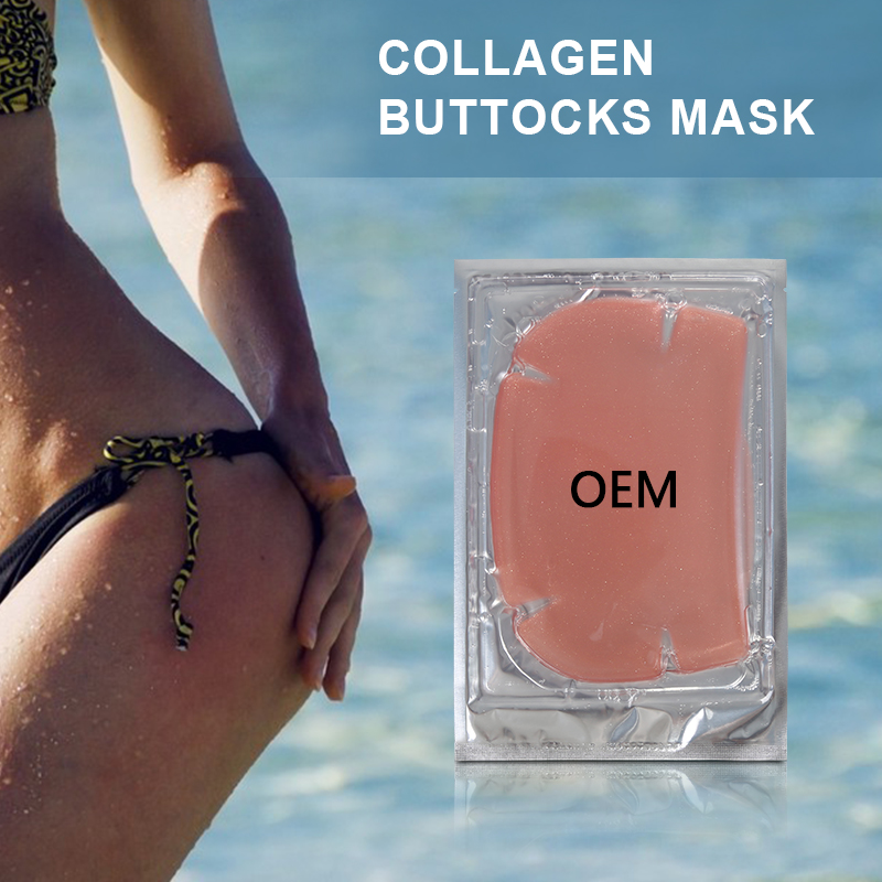 Pink Glitter Crystal Buttocks Mask - 14