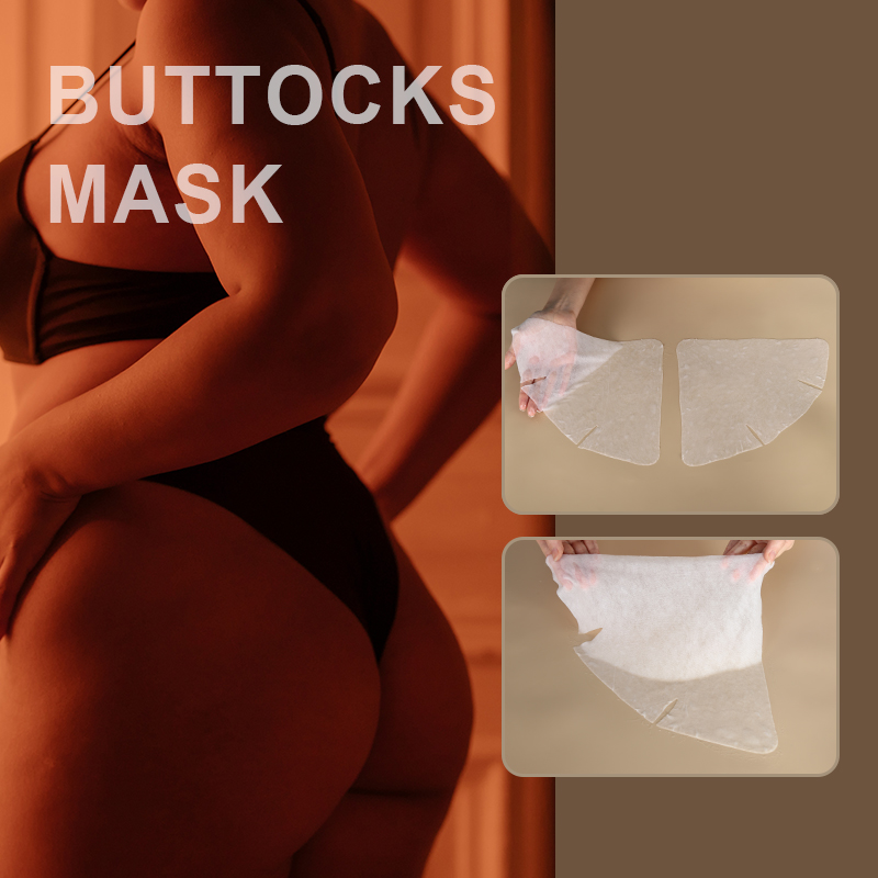 Pink Glitter Crystal Buttocks Mask - 21