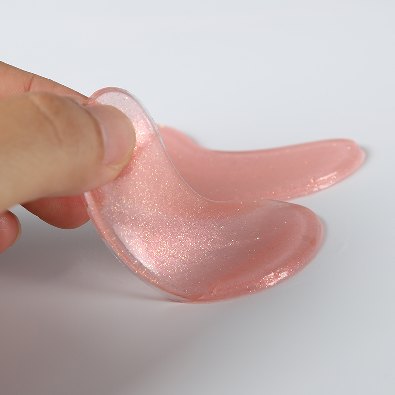 Pink Glitter Crystal Mask - 4