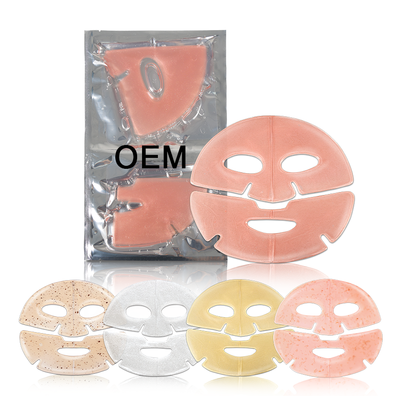 Pink Glitter Crystal Mask - 7