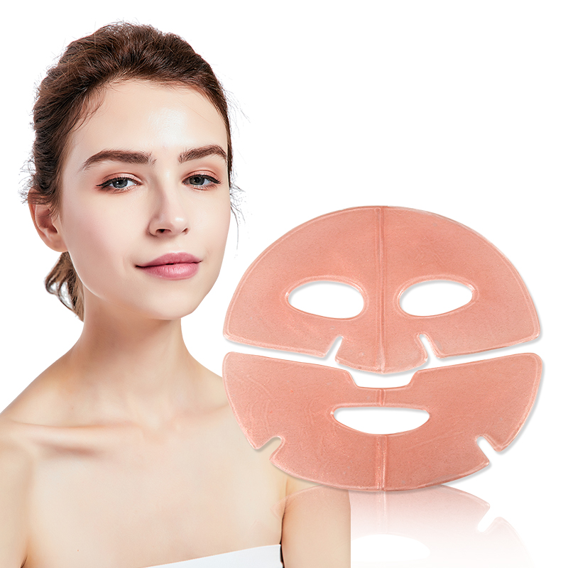 Pink Glitter Crystal Mask - 8