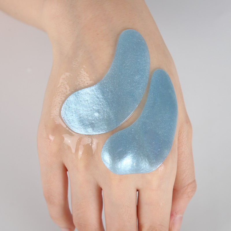 Thin Blue & Green Crystal Eye Patches - 2
