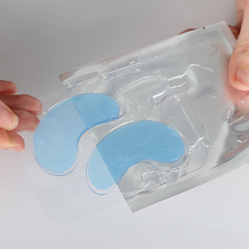 Thin Blue & Green Crystal Eye Patches - 10