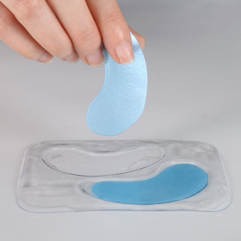 Thin Blue & Green Crystal Eye Patches