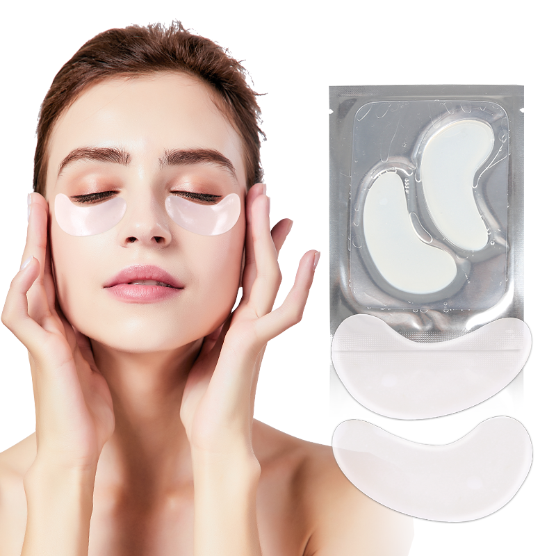 Thin White Crystal Eye Patches - 4