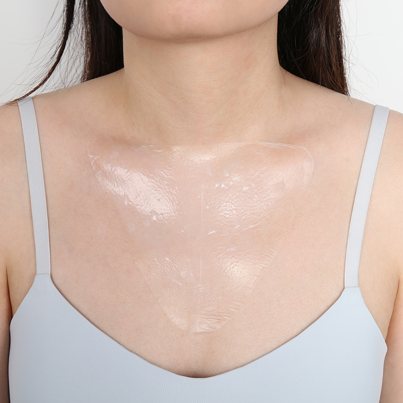 White to Clear Chest Mask - 4