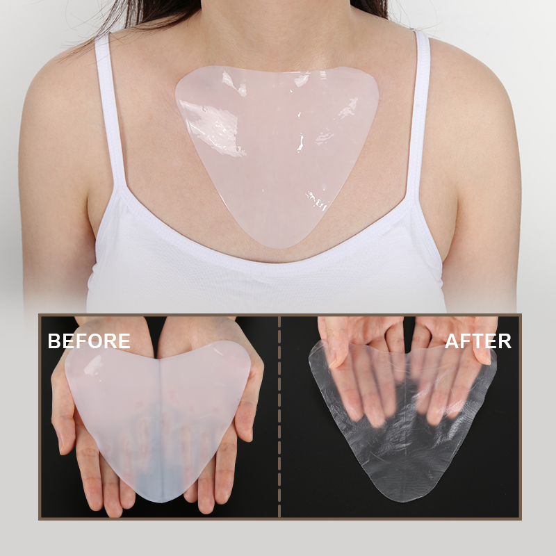 White to Clear Chest Mask - 7