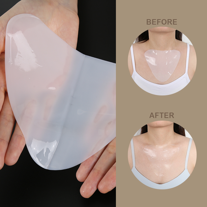 White to Clear Chest Mask - 8